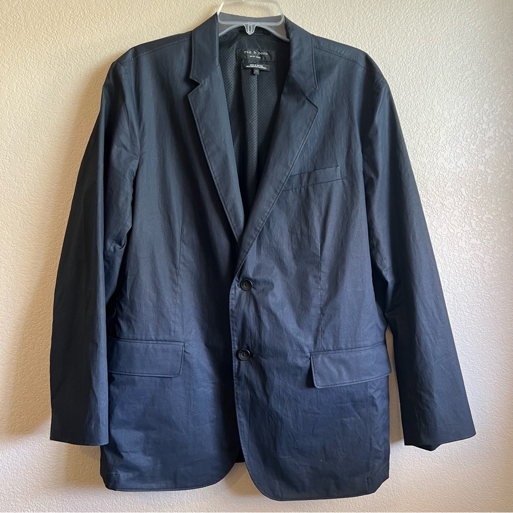 Rag & Bone Contour Blazer Sport Coat Dark Blue Men’s Size 46
